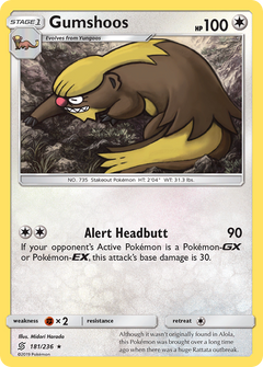 181/236 Gumshoos Rare