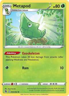 002/264 Metapod Uncommon