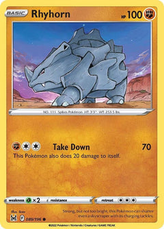 089/196 Rhyhorn Common