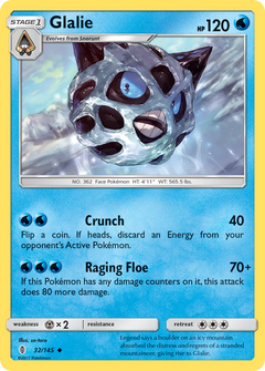 032/145 Glalie Uncommon