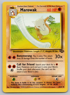 Marowak Unlimited Uncommon Jungle 39/64