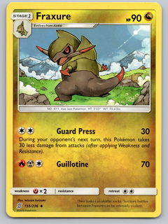 155/236 Fraxure Uncommon