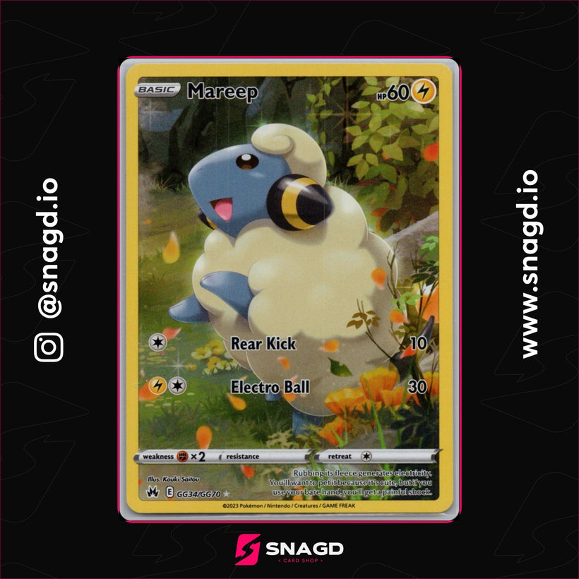 Mareep Holo Ultra Rare GG34/GG70