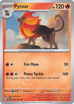 016/131 Pyroar Uncommon
