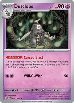 036/131 Dusclops Common