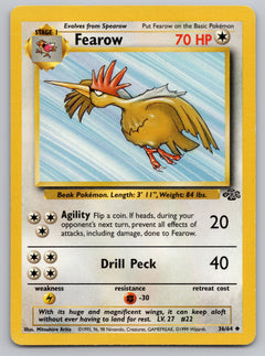 Fearow Unlimited Uncommon Jungle 36/64