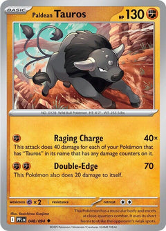 048/094 Paldean Tauros Uncommon