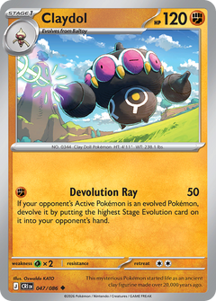 047/086 Claydol Uncommon
