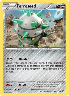 079/122 Ferroseed Reverse Holo Common
