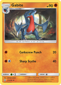 113/236 Gabite Uncommon
