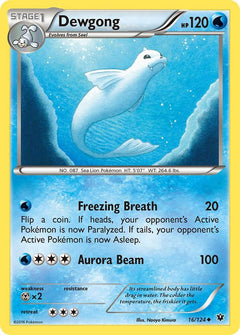 016/124 Dewgong Reverse Holo Uncommon