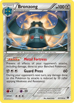 061/124 Bronzong Reverse Holo Rare