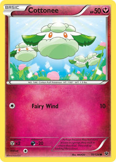 070/124 Cottonee Reverse Holo Common