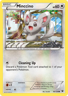 086/124 Minccino (86) Reverse Holo Common