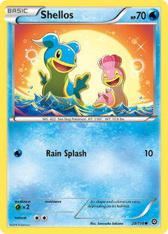 028/114 Shellos Reverse Holo Common