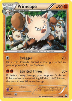 053/114 Primeape Reverse Holo Rare