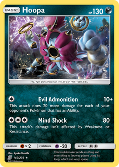 140/236 Hoopa Holo Rare
