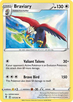 137/203 Braviary Uncommon