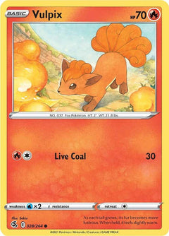 028/264 Vulpix (28) Common