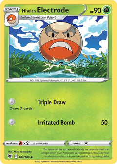003/189 Hisuian Electrode Uncommon