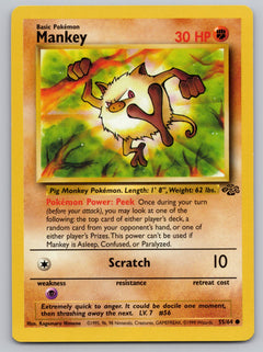 Mankey Unlimited Common Jungle 55/64