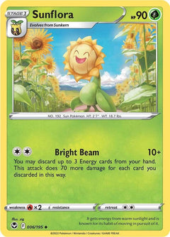 006/195 Sunflora Uncommon