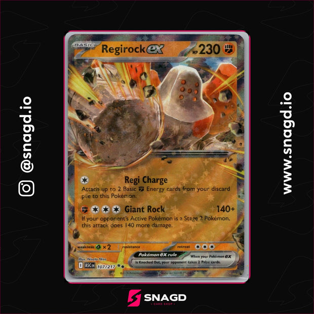 Regirock ex — actual photo 1