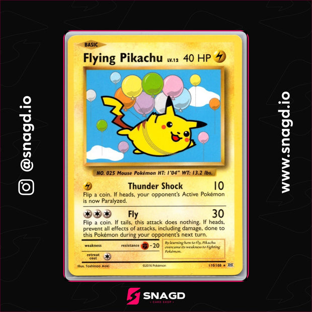 Flying Pikachu — actual photo 1