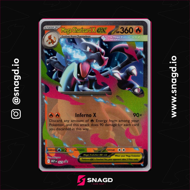 Mega Charizard X ex — actual photo 1