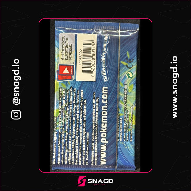 Evolutions Booster Pack XY — actual photo 2