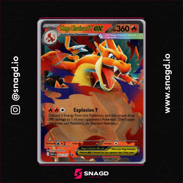Mega Charizard Y ex — actual photo 1