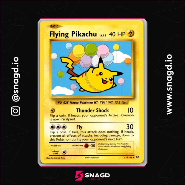 Flying Pikachu — actual photo 1