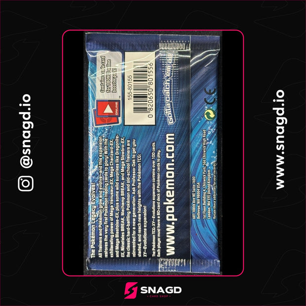 Evolutions Booster Pack XY — actual photo 2