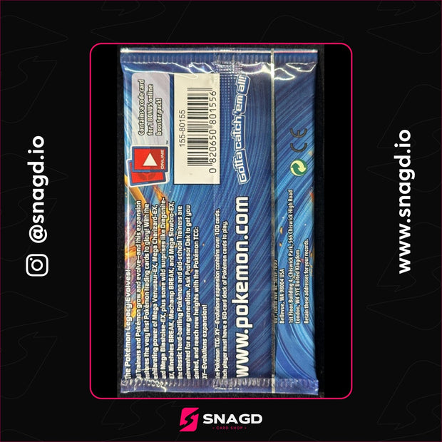 Evolutions Booster Pack XY — actual photo 2
