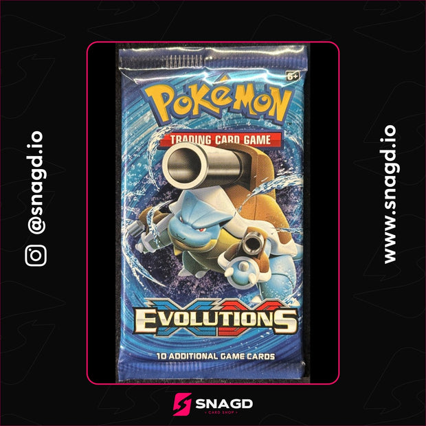 Evolutions Booster Pack XY — actual photo 1