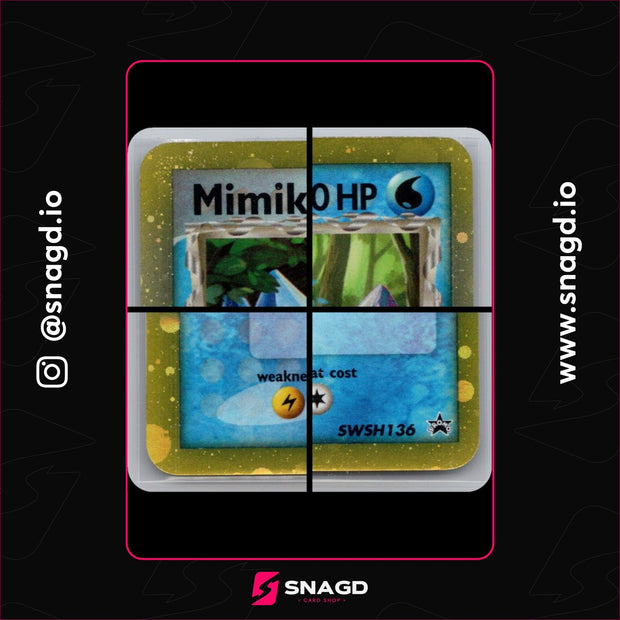 Mimikyu (Delta Species) Holo Promo SWSH136 — actual photo 3