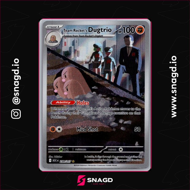 Team Rocket's Dugtrio — actual photo 1