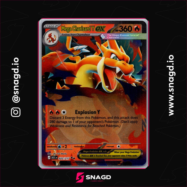 Mega Charizard Y ex — actual photo 1