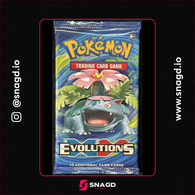 Evolutions Booster Pack XY — actual photo 1