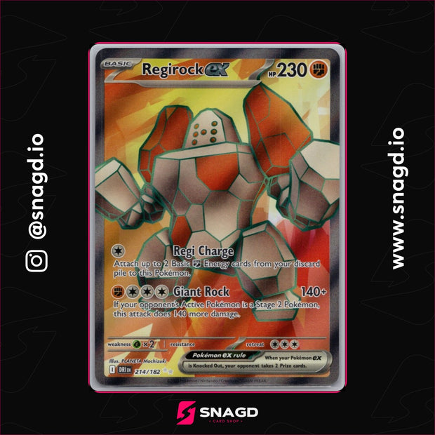 Regirock ex — actual photo 1
