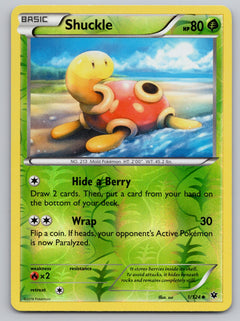 001/124 Shuckle Reverse Holo Uncommon