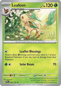 005/131 Leafeon Holo Rare