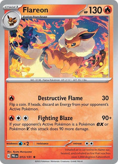 013/131 Flareon Holo Rare