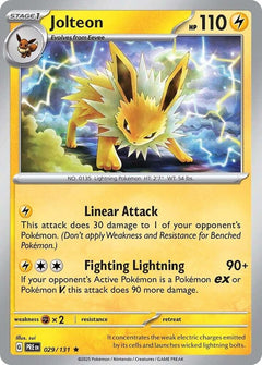 029/131 Jolteon Holo Rare