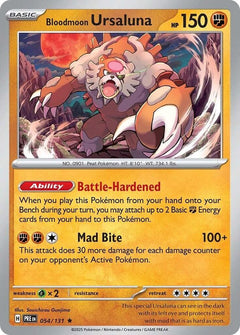 054/131 Bloodmoon Ursaluna Holo Rare