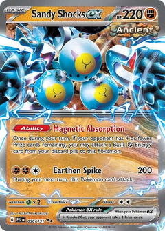 056/131 Sandy Shocks ex Holo Double Rare