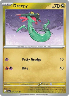 071/131 Dreepy Reverse Holo Common