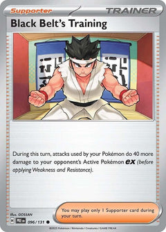 096/131 Black Belt's Training - Reverse Holo Common