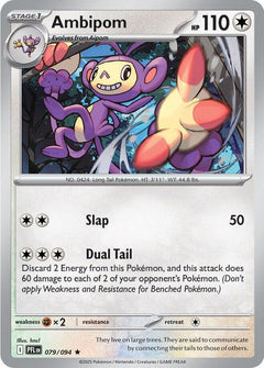 079/094 Ambipom Holo Rare