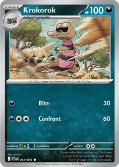 065/094 Krokorok Reverse Holo Common